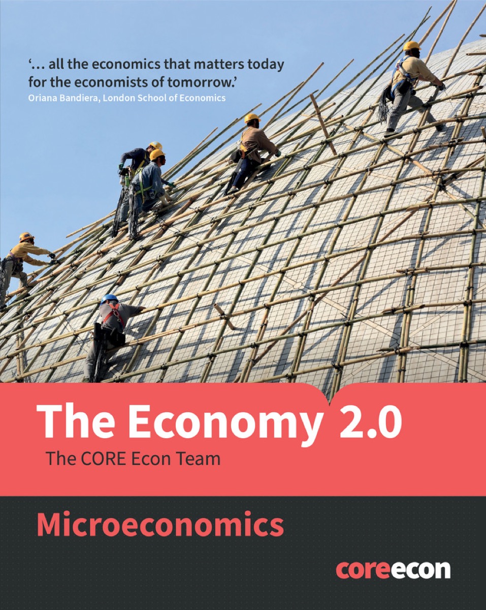 Cover of The Economy 2.0: Microeconomics, the free CORE Econ textbook used in this course