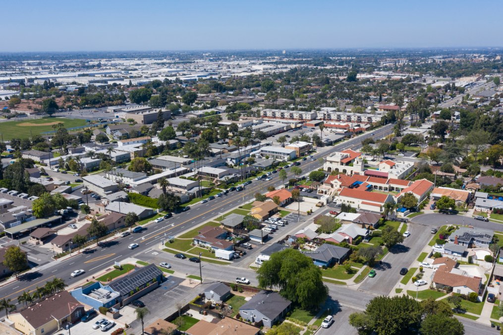 A Southern California neighbourhood